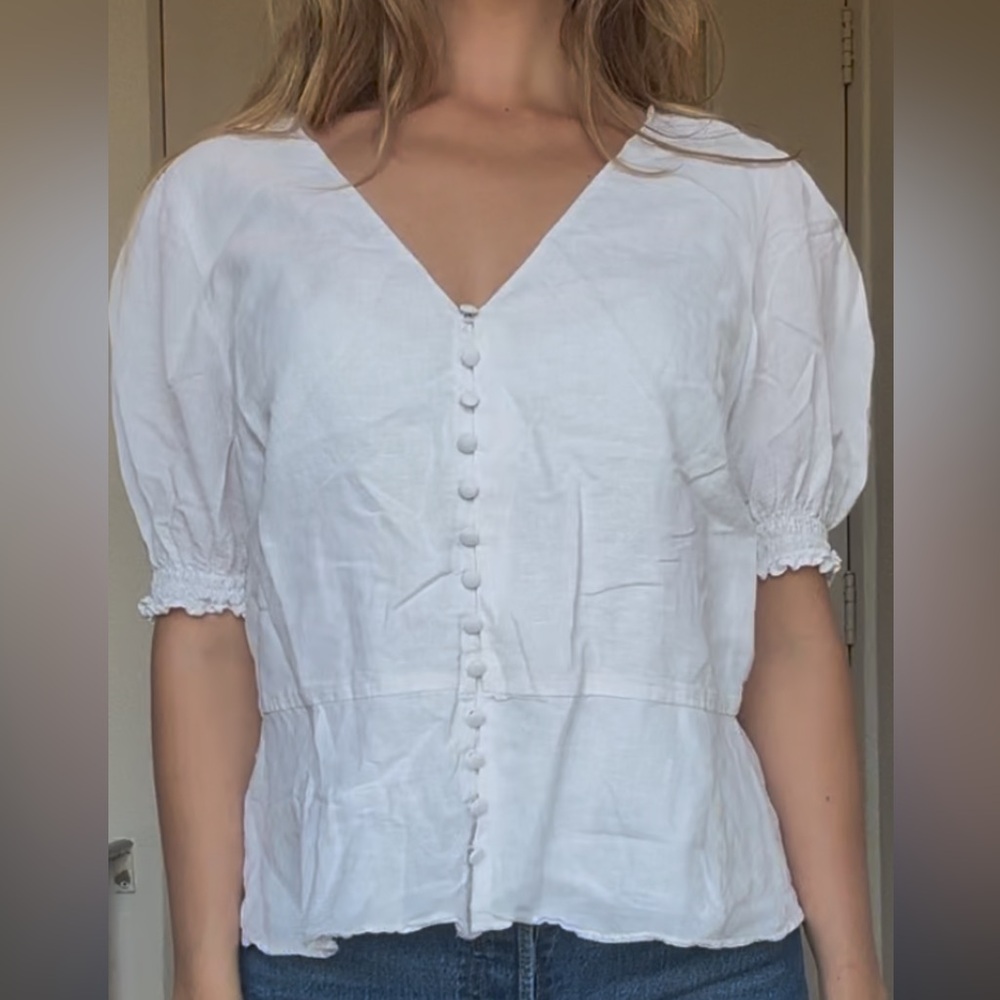 Banana republic blouse with buttons